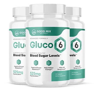 Gluco6 three-bottle 90-day supply package