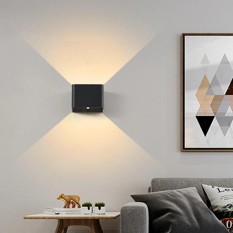 Nordic Modern Design Wall Lamp White Iron E12 Indoor Decorative Home Bedroom Living Room Corridor Standard Switch