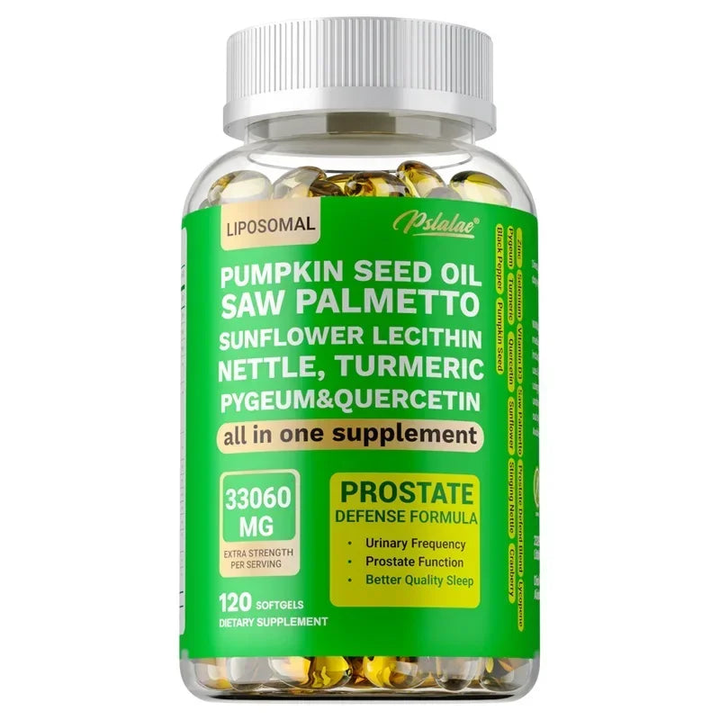 Prostate Support Supplement - DHT Blocker, Promotes Urinary and Prostate Health, Benefits Men's Health - Vegan