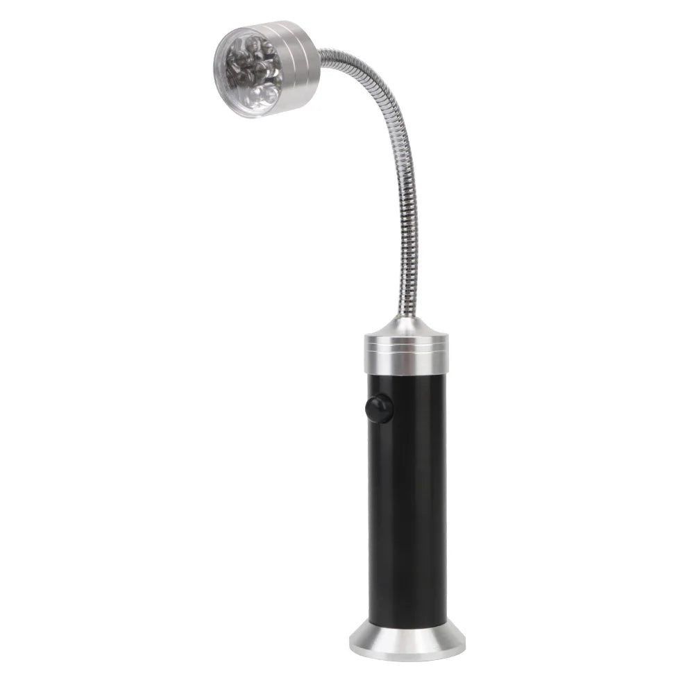 BBQ Grill Light Soft Tube Lighting Lamp 360° Adjustable Super-Bright 9 LED Flashlight Magnetic Base Outdoor Lighting 1 pcs