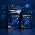 AI Freedom System digital course and tablet mockup by The System Way